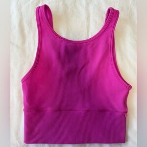 Lululemon Power Pivot Ribbed Tank - Sonic Pink